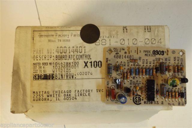 MAYTAG WASHER 40014401 BOARD ATC CONTROL NEW IN BOX MAYTAG WASHER 40014401 BOARD ATC CONTROL NEW IN BOX